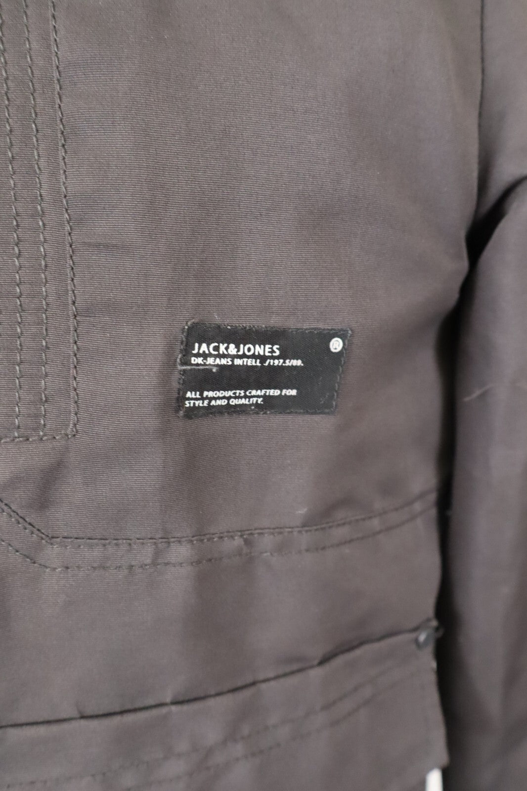 JACK & JONES GIUBBINO IMBOTTITO UOMO Tg M MAN CASUAL VINTAGE JACKET CAPPUCCIO