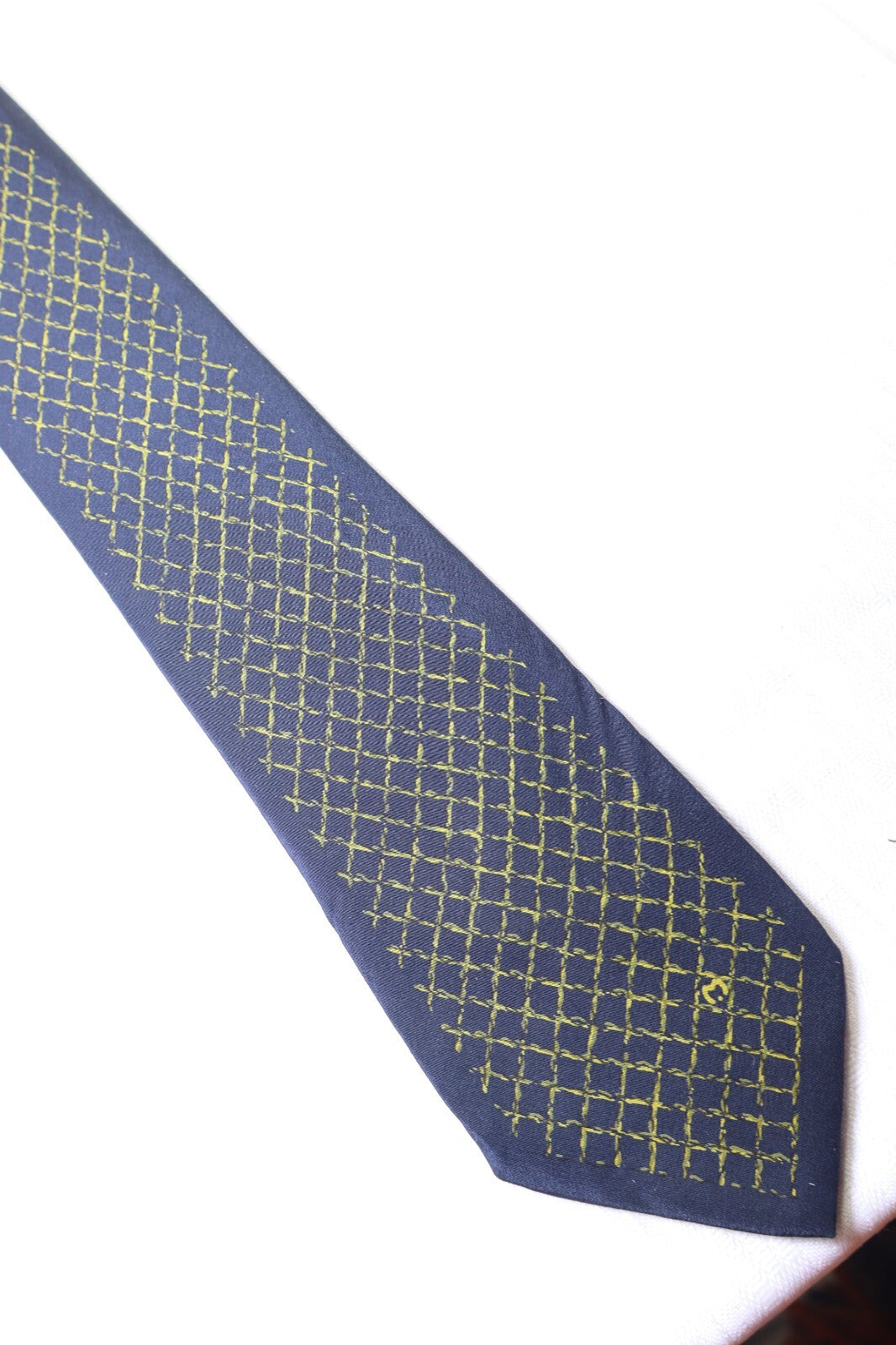 MILA SCHON 100% SETA SILK TIE CRAVATTA NECKTIE ITALY VINTAGE CLASSIC