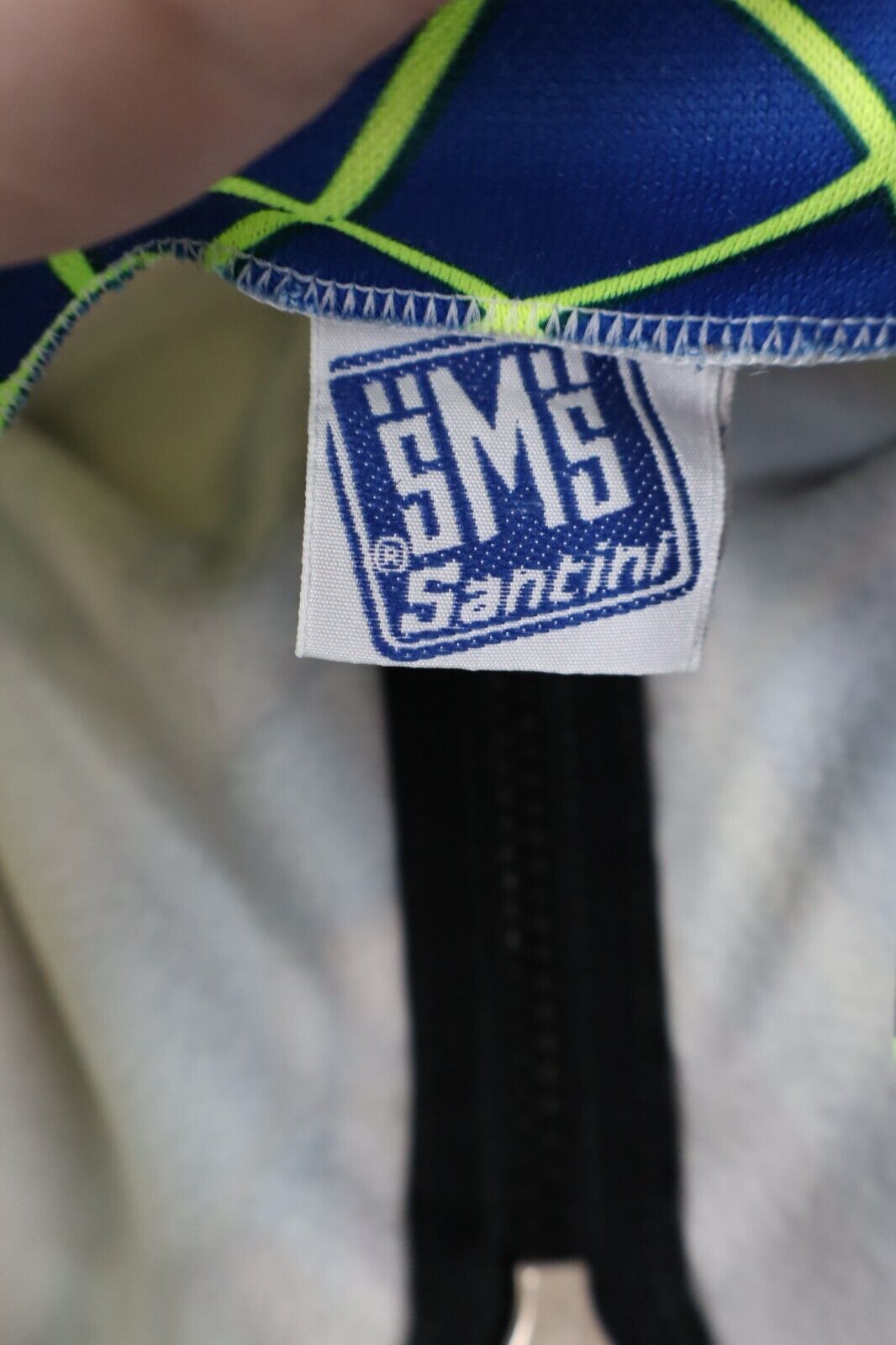 SMS SANTINI GIUBBINO GIACCA SPORT CICLISMO UOMO Tg XL MAN VINTAGE JACKET