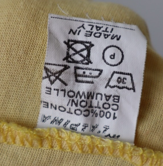AUSTRALIAN MAGLIA POLO GIALLO SHIRT UOMO TG. 56 MAN CASUAL VINTAGE COTONE