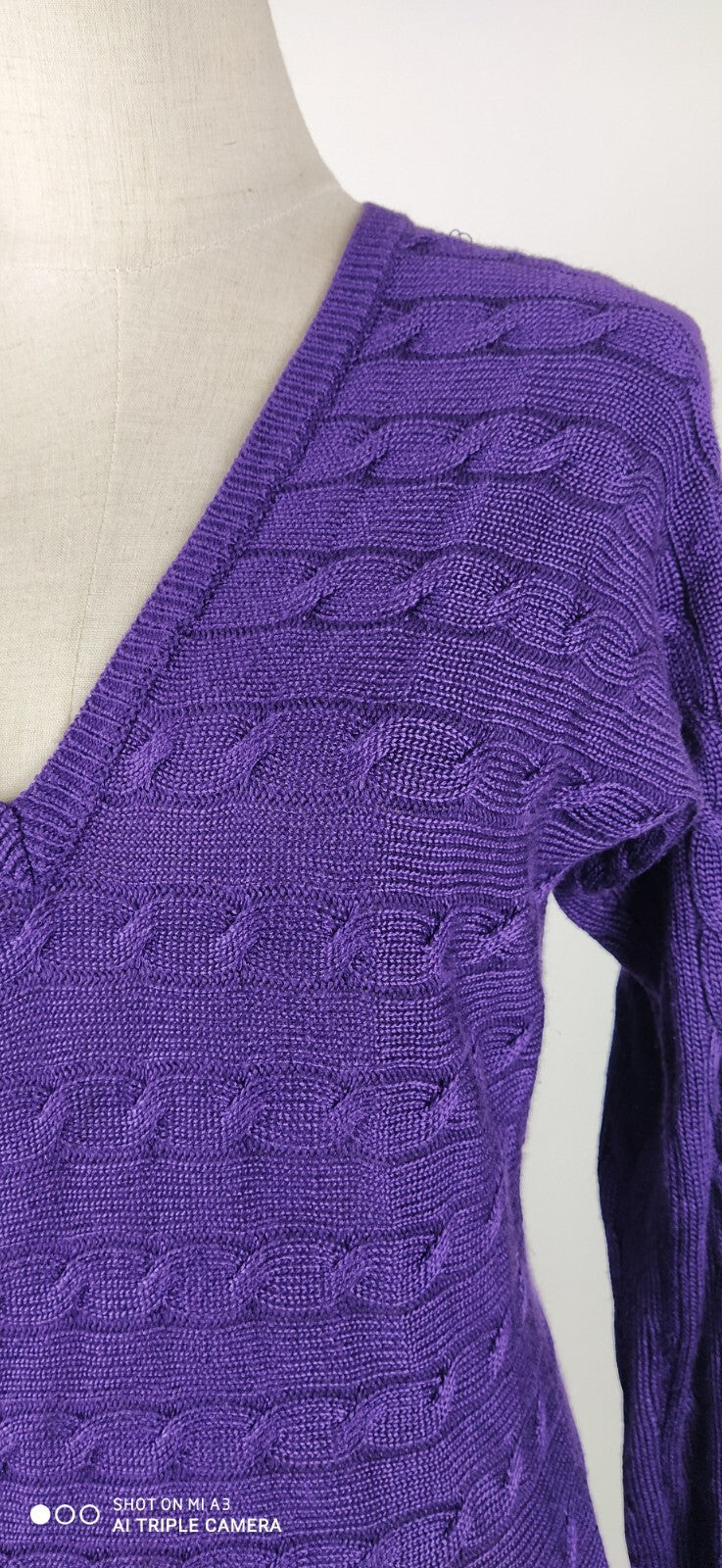 RALPH LAUREN MAGLIONE DONNA Tg. M WOMAN CASUAL SWEATER COTONE COTTON VINTAGE
