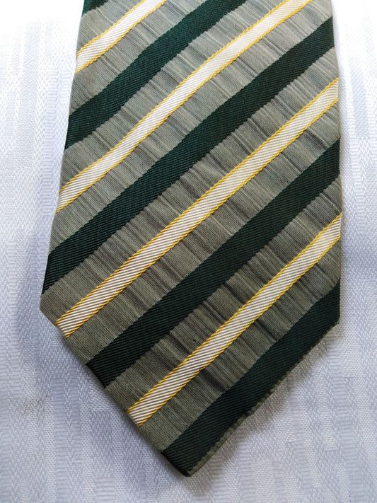 EMANUEL UNGARO  100% SETA SILK TIE CRAVATTA NECKTIE ITALY VINTAGE CLASSIC