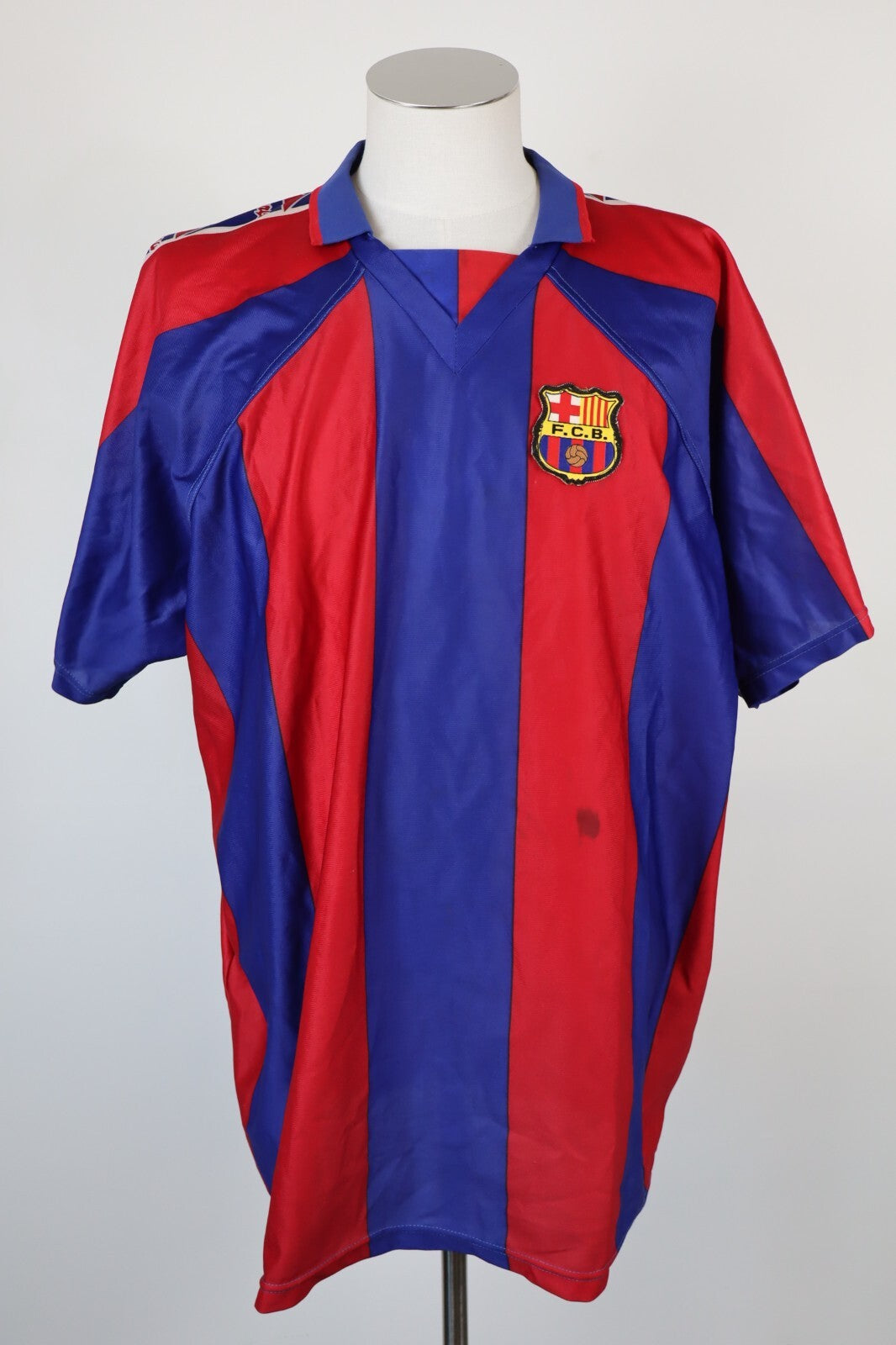BARCA KAPPA BARCELLONA POPESCU N 5 MAGLIA CALCIO UOMO XL SOCCER SHIRT SPORT MAN