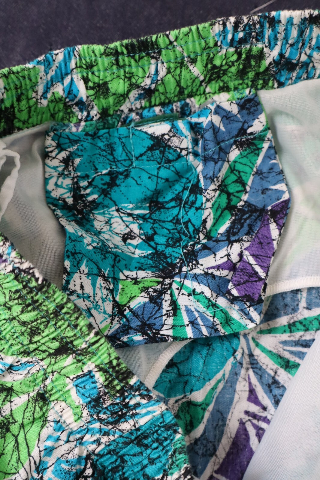 ELLESSE COSTUME PANTALONCINO MARE UOMO TG 46 MEN SEA SWIMSUIT VINTAGE CASUAL