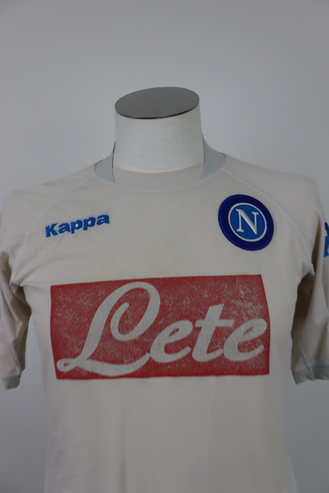 KAPPA NAPOLI N 4 MAGLIA CALCIO TG M UOMO MAN T-SHIRT SOCCER SPORT JERSEY 05/06