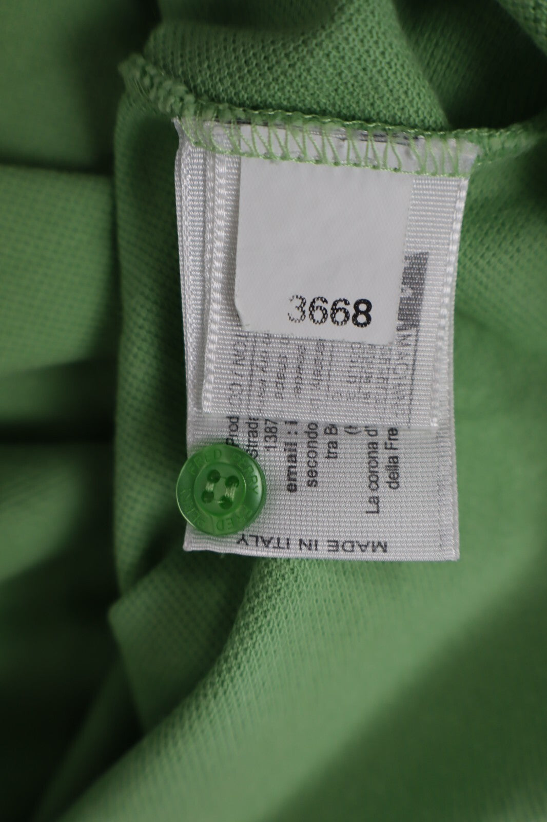 FRED PERRY POLO MAGLIA UOMO COTONE TG 44" 112CM  MAN SHIRT CASUAL VINTAGE
