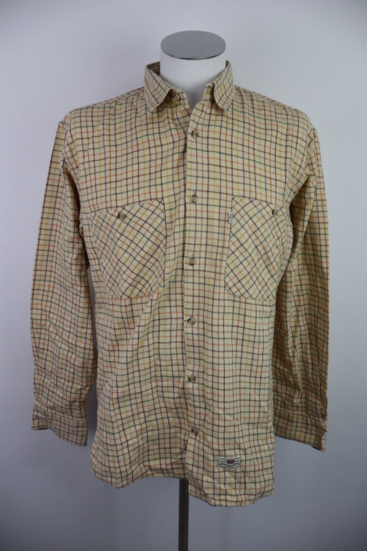 LEVI'S CAMICIA COTONE UOMO TG. L MAN CASUAL VINTAGE SHIRT LOGO COTTON