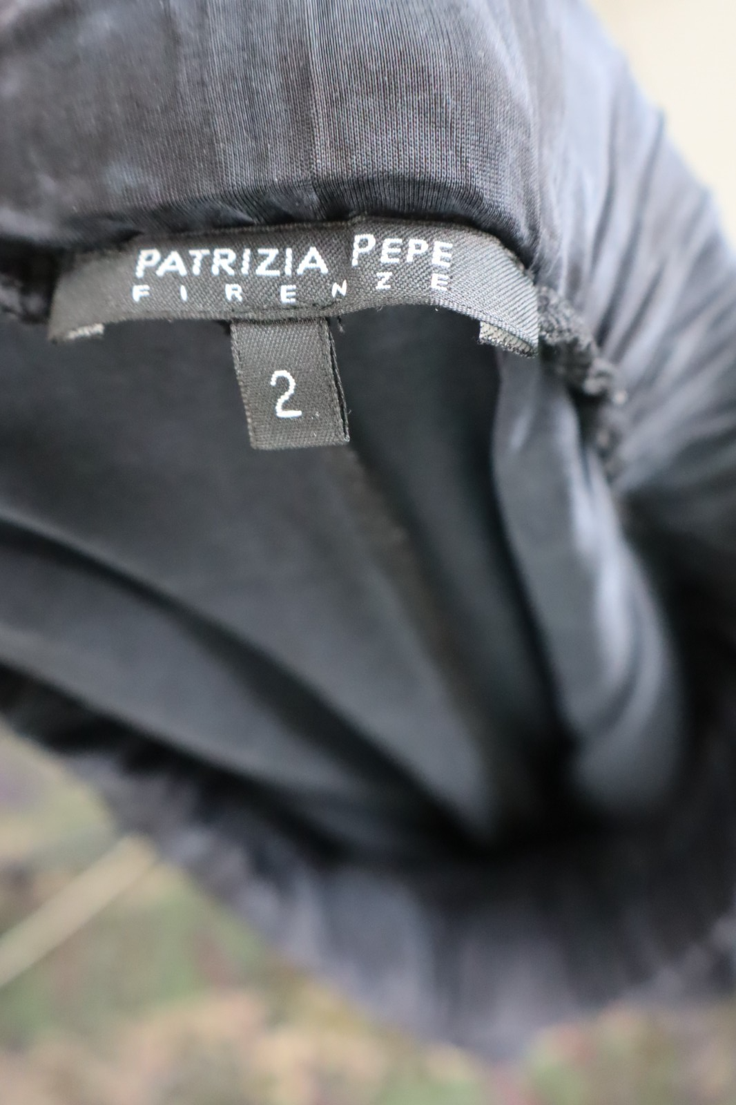 PATRIZIA PEPE COMPLETO DONNA PANTALONE Tg. 2 SALOPETTE ONE PIECE VINTAGE