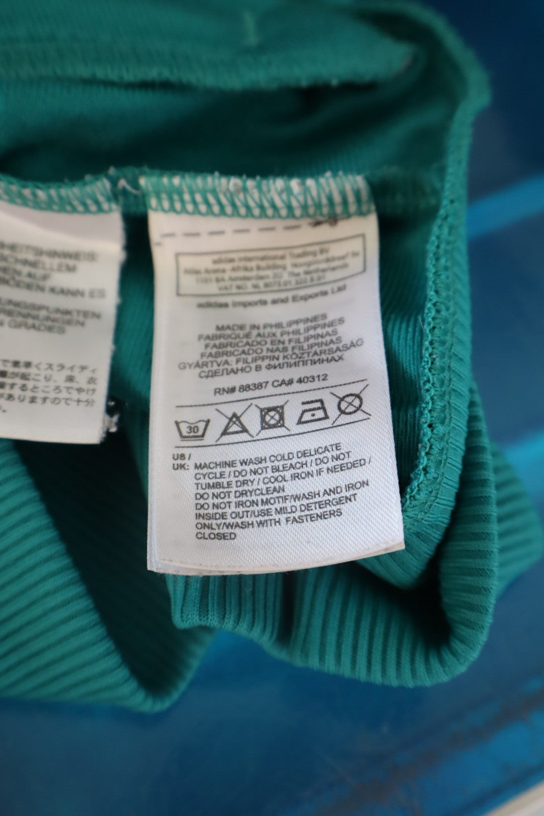 ADIDAS GIACCA SPORTIVA DONNA Tg. 44 WOMAN SPORT JACKET SWEATSHIRT VINTAGE VERDE