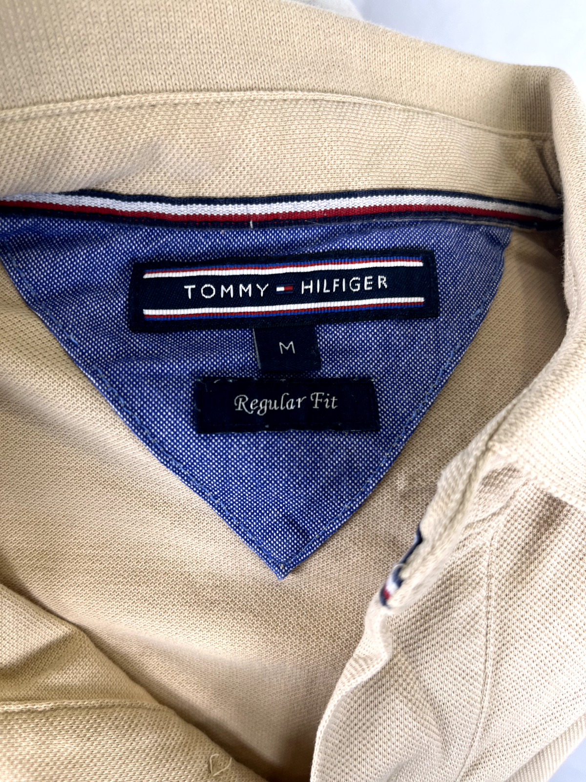 TOMMY HILFIGER MAGLIA POLO UOMO TG. M MAN POLO SHIRT CASUAL VINTAGE