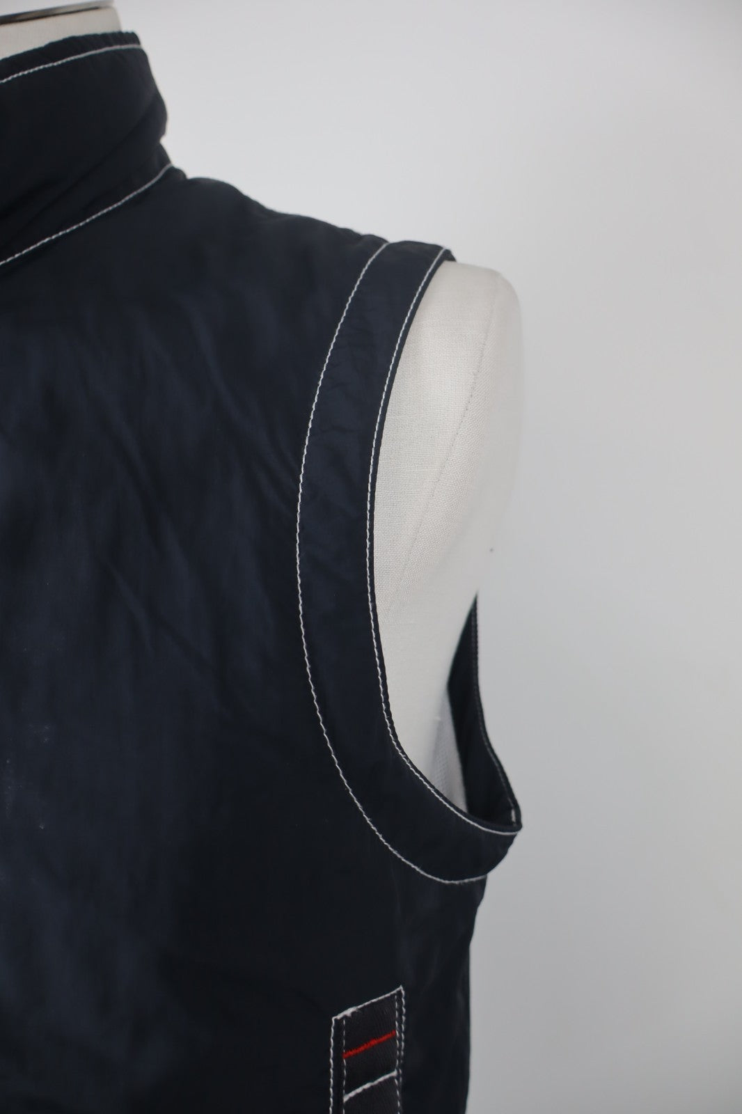 ARMANI JEANS GIUBBINO SMANICATO GILET UOMO TG 46 MAN CASUAL VINTAGE JACKET