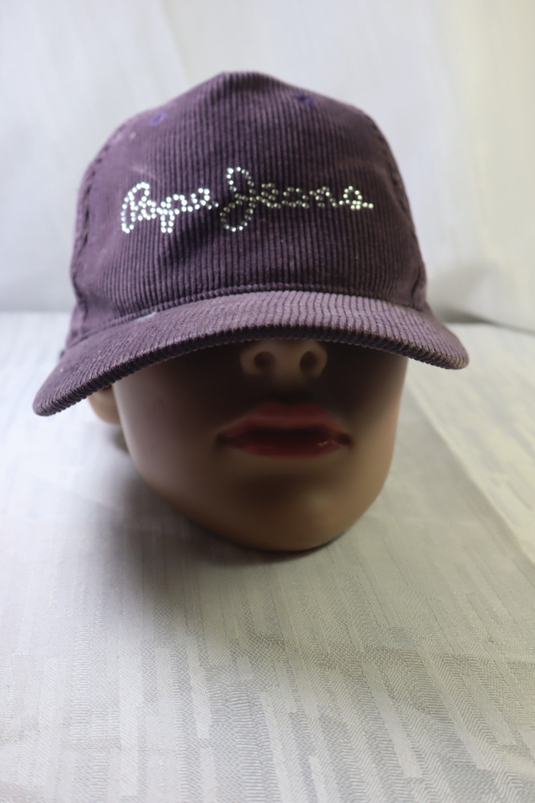 PEPE JEANS CAPPELLO TAGLIA L BERRETTO HAT CAP SPORT DONNA REGOLABILE VELLUTO