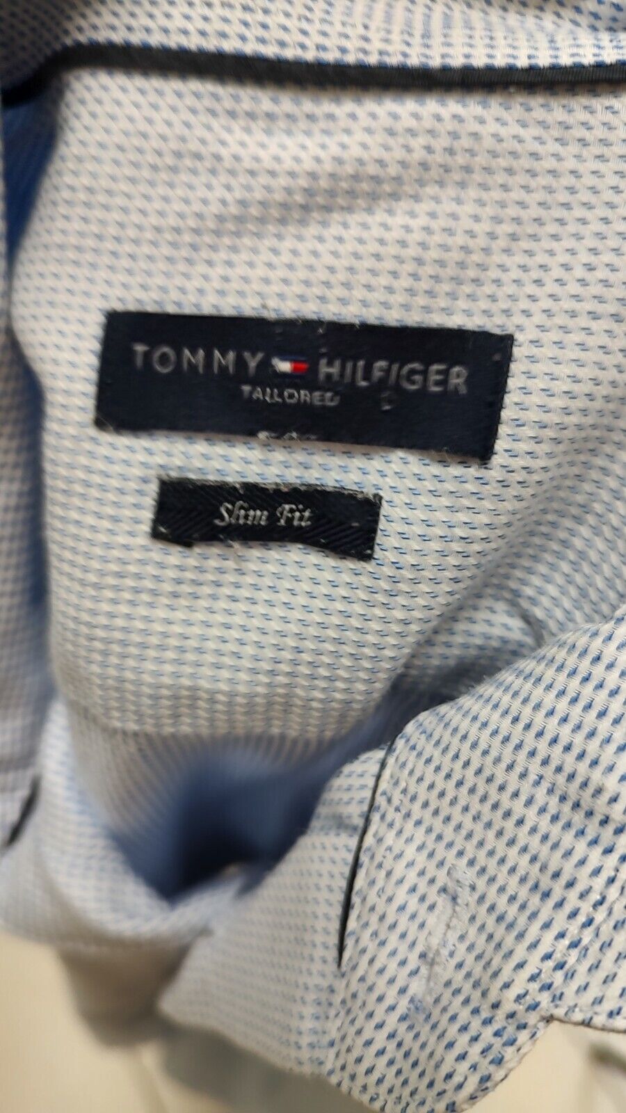 TOMMY HILFIGER CAMICIA SHIRT UOMO Tg 40 MAN VINTAGE CASUAL COTONE