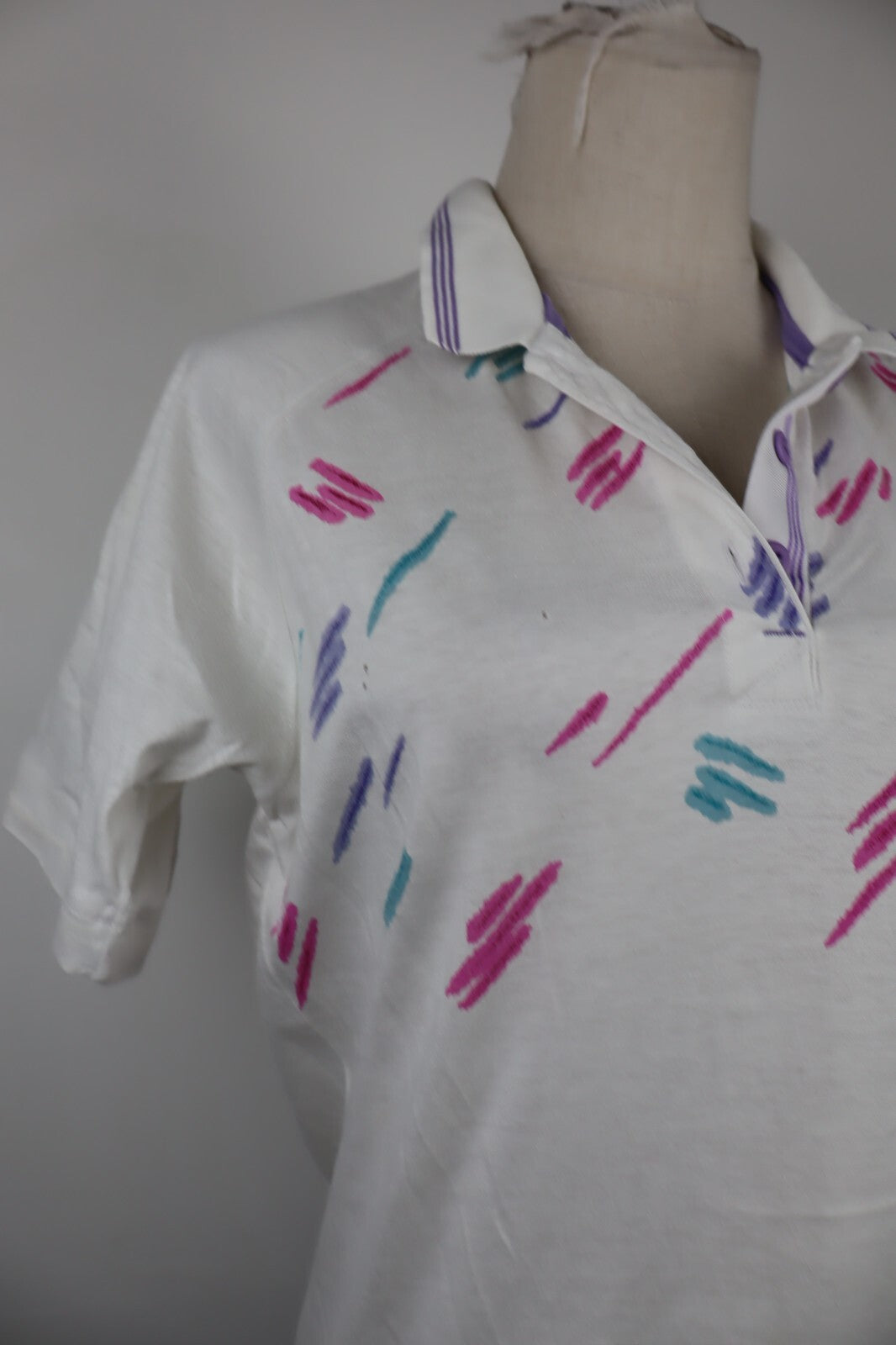 ADIDAS EQUIPMENT MAGLIA POLO TENNIS DONNA TG D36 F38 WOMAN VINTAGE T-SHIRT SPORT