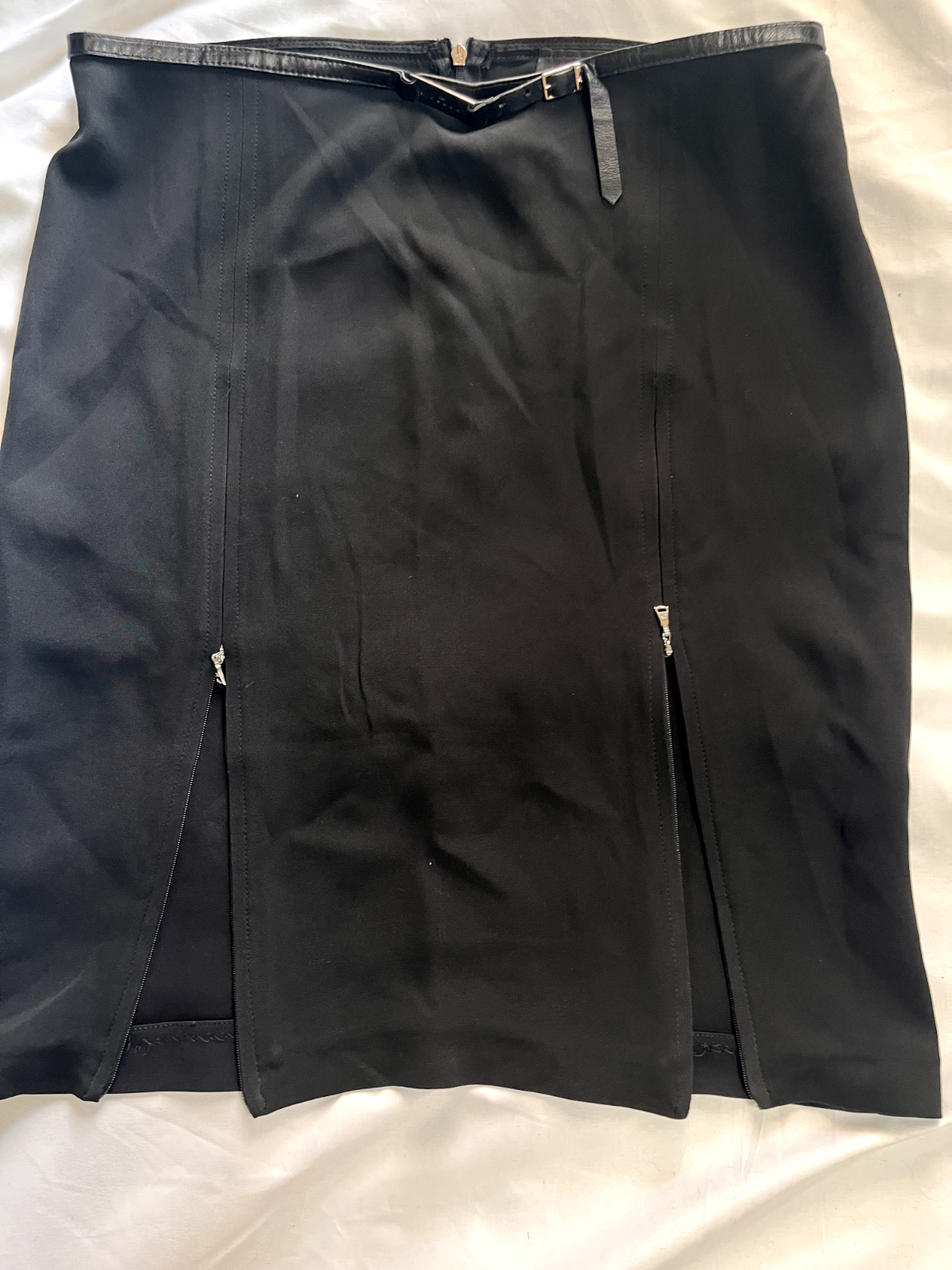 RICHMOND GONNA DONNA TG. 46 WOMAN VINTAGE SKIRT CASUAL SETA
