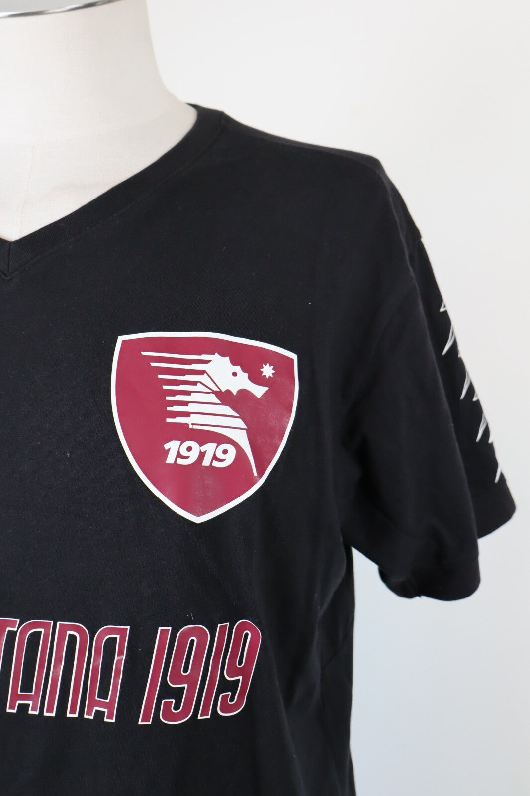 ZEUS SALERNITANA MAGLIA CALCIO TRIKOT UOMO Tg M SOCCER JERSEY SHIRT SPORT