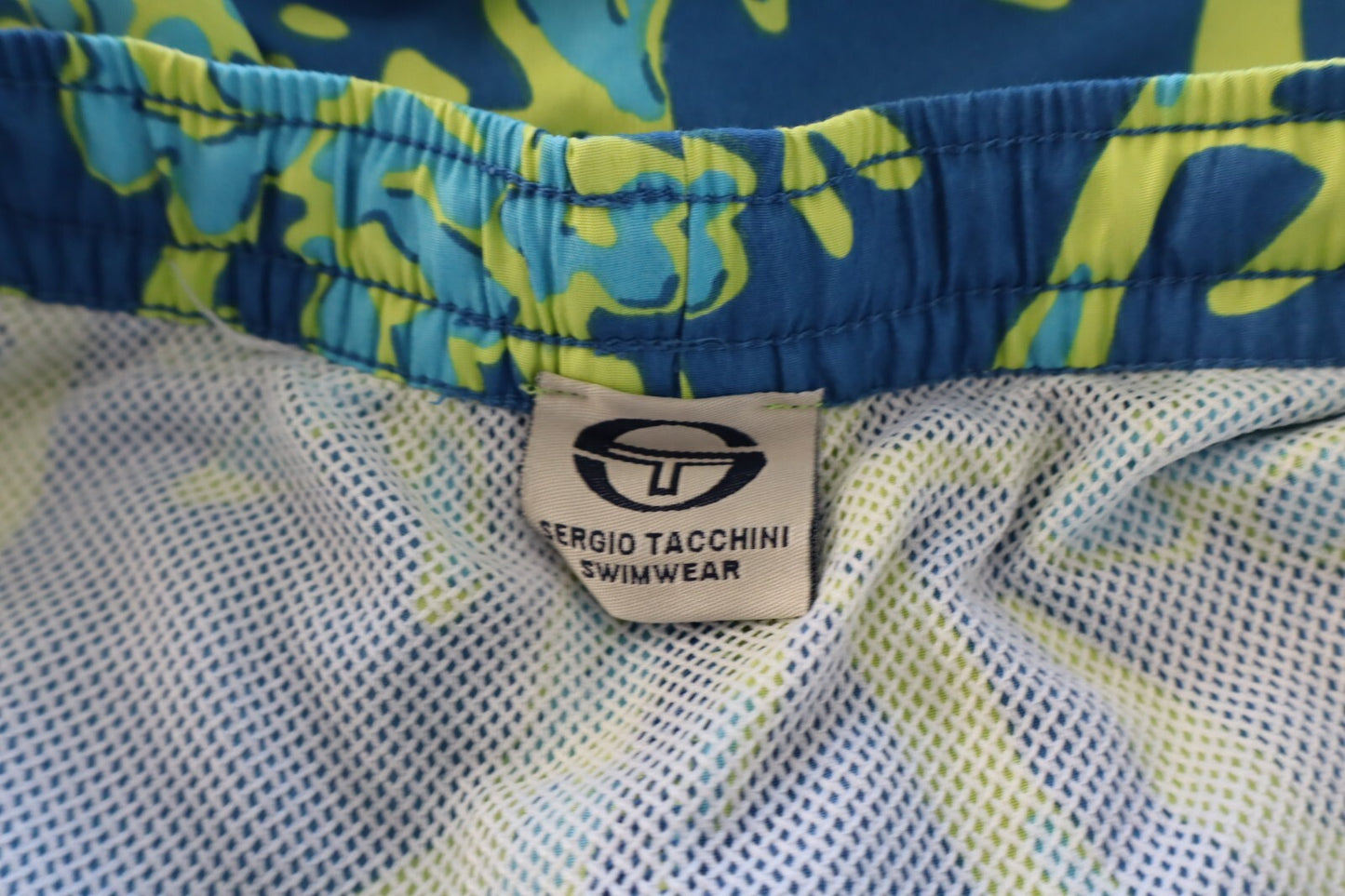 SERGIO TACCHINI COSTUME PANTALONCINO MARE UOMO TG M MEN SWIMSUIT VINTAGE CASUAL
