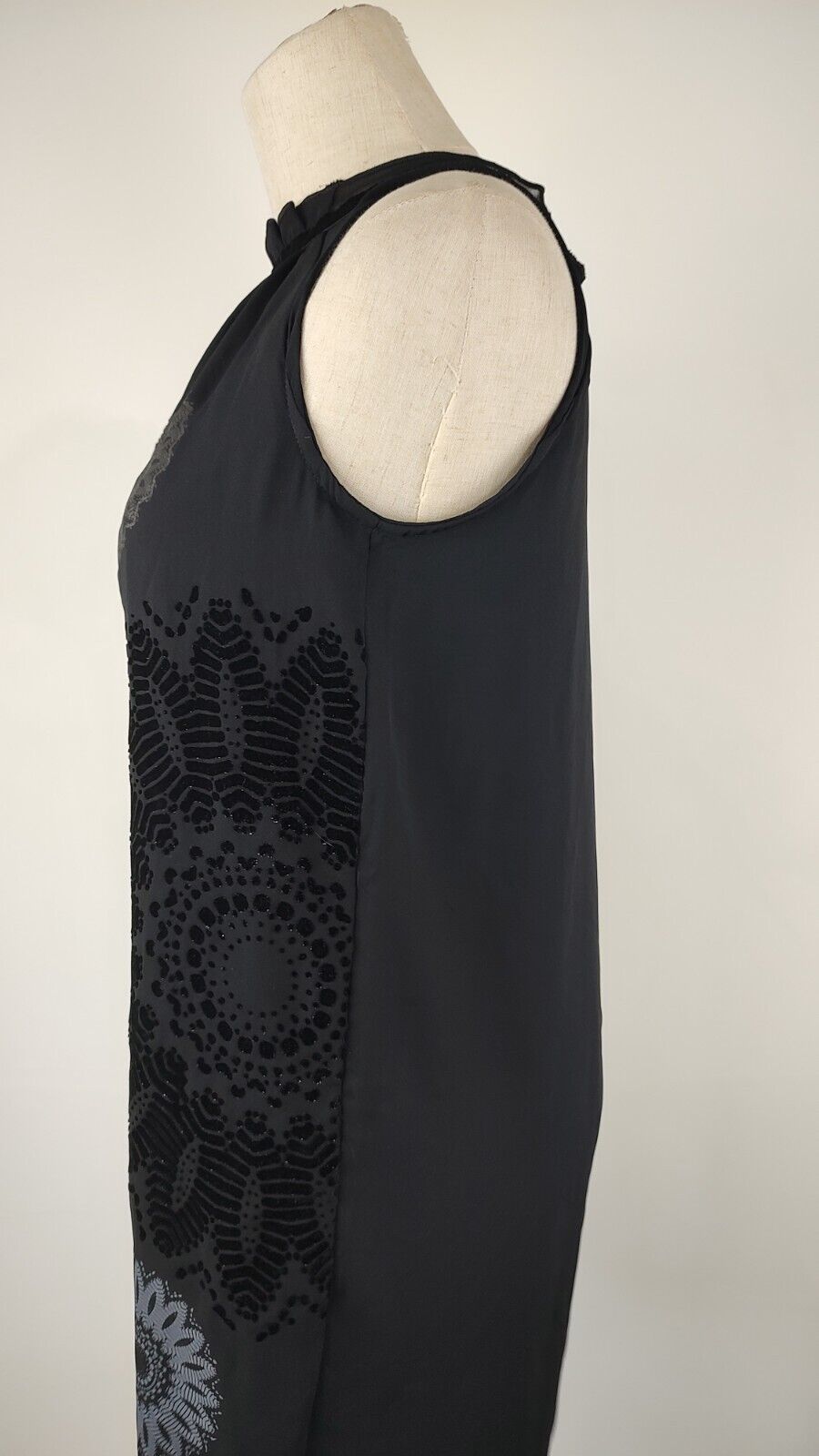 DESIGUAL VESTITO DONNA TG. 38 WOMAN CASUAL VINTAGE DRESS