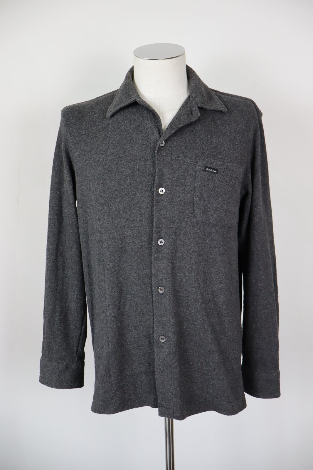 GAS CAMICIA UOMO TG. M MAN CASUAL COTONE VINTAGE SHIRT PILE