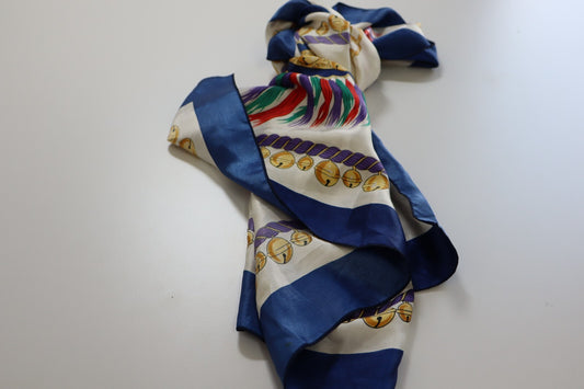 FOULARD 100% SILK SETA SCARVES SCIARPA SCARF SQUARE MADE ITALY