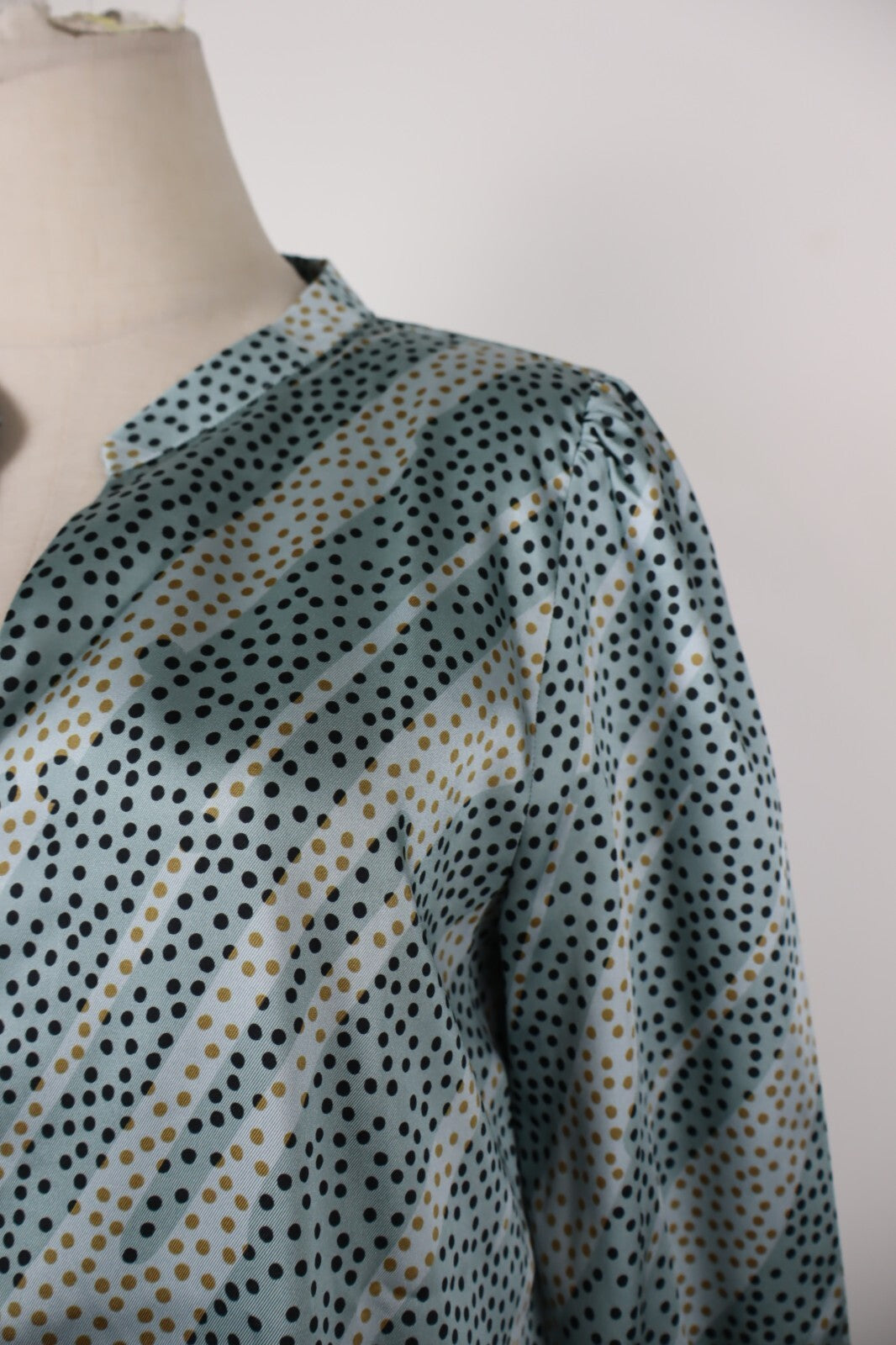 EMME MARELLA CAMICIA BLUSA DONNA TG. 44 WOMAN SHIRT CASUAL VINTAGE POIS