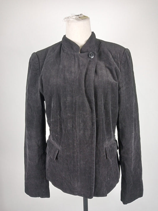 NAF NAF GIUBBINO VELLUTO A COSTE DONNA Tg 44 COTONE WOMAN JACKET CASUAL VINTAGE