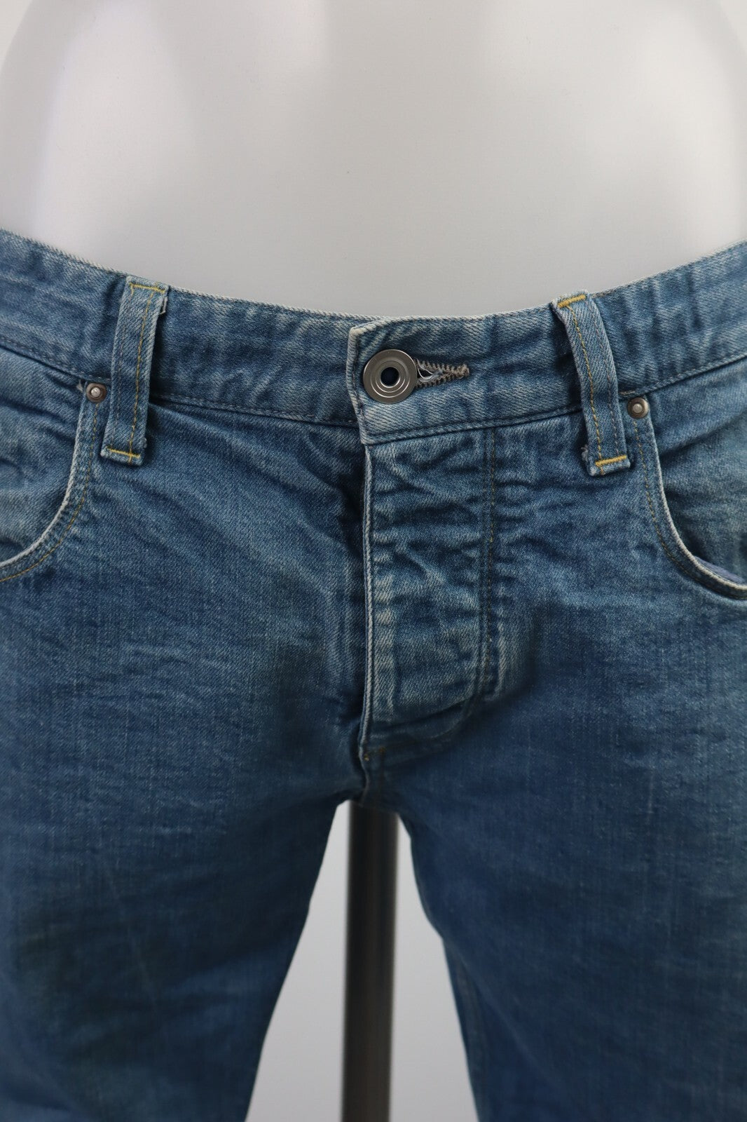 ARMANI PANTALONCINO DENIM JEANS DONNA TG 46 WOMAN VINTAGE SHORTS COTONE