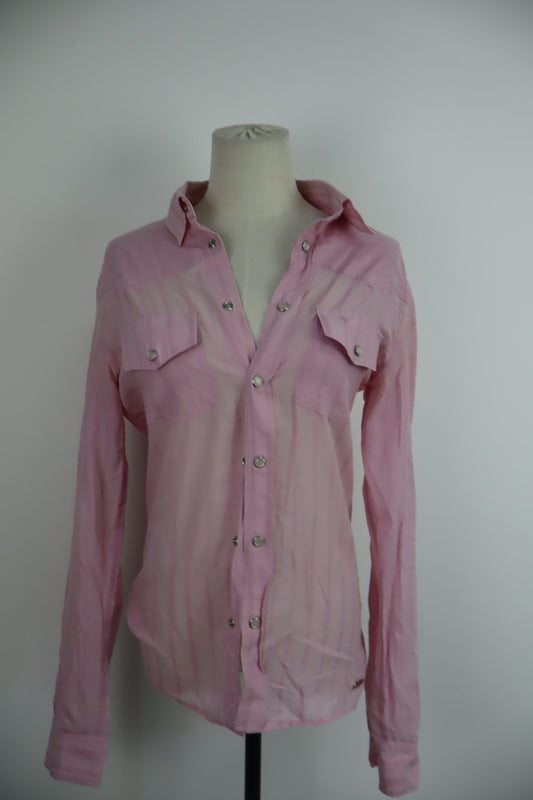 RICHMOND CAMICIA  DONNA TG. S WOMAN SHIRT CASUAL VINTAGE COTONE
