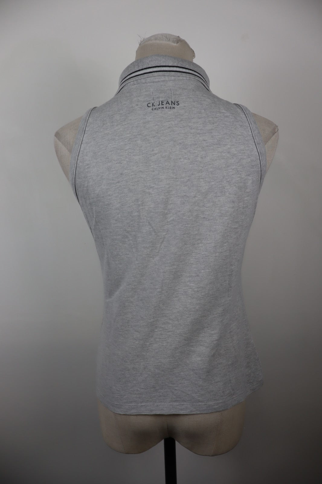 CALVIN KLEIN JEANS POLO SMANICATA DONNA TG L WOMAN CASUAL VINTAGE T-SHIRT MAGLIA