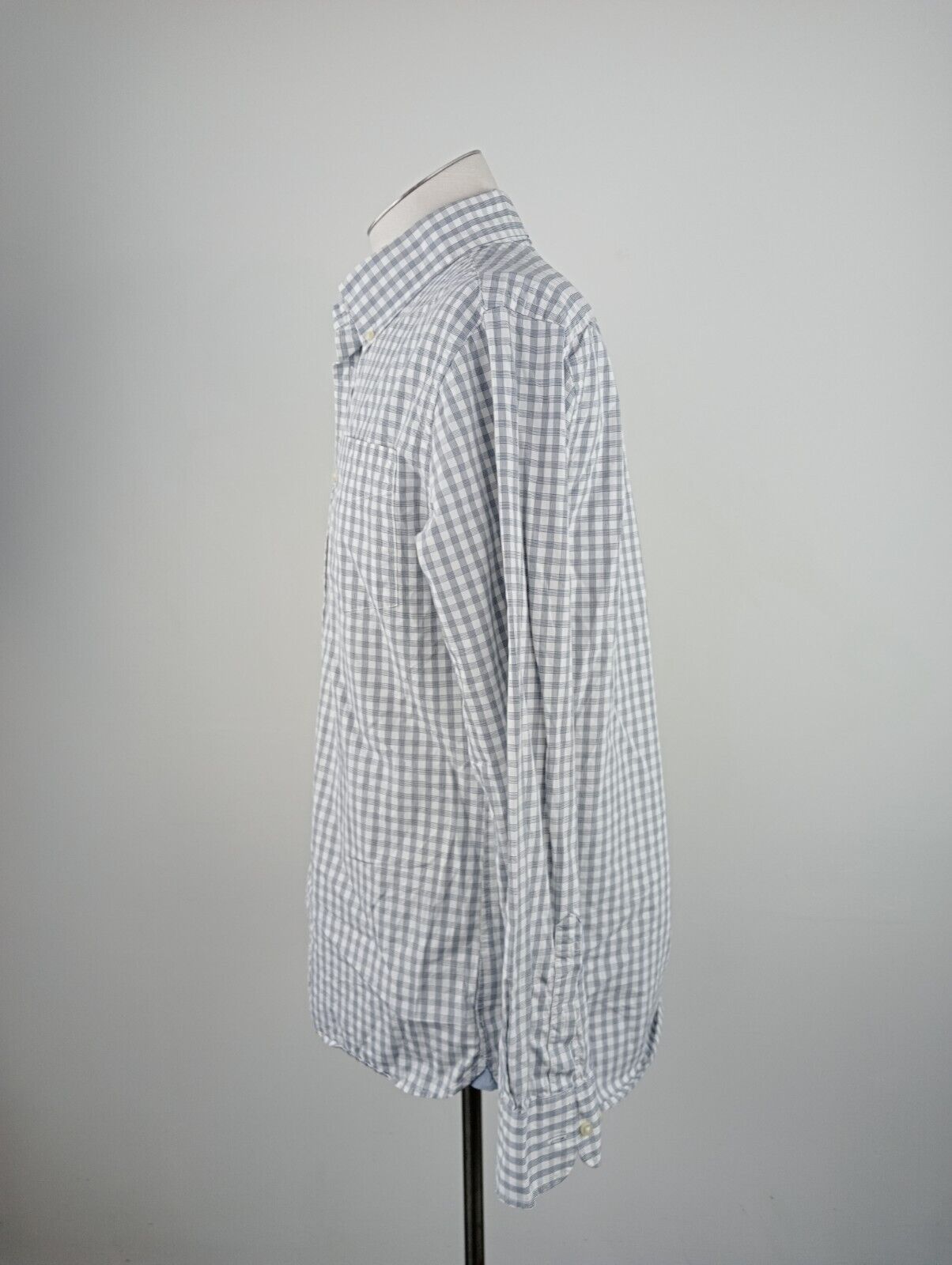 TOMMY HILFIGER CAMICIA UOMO COTONE L 16 1/2  MAN CASUAL VINTAGE SHIRT ITALY