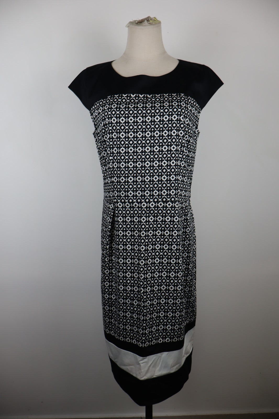 EMME MARELLA VESTITO SMANICATO DONNA ABITO TG 48 WOMAN CASUAL VINTAGE DRESS