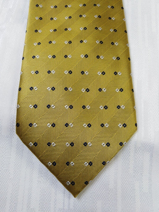 GIORGIO MARIANI 100% SETA SILK TIE CRAVATTA NECKTIE ITALY VINTAGE SELF TIPPED