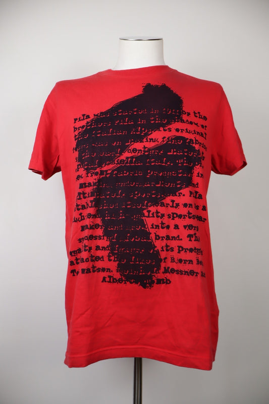 FILA MAGLIA UOMO TG. L MAN T-SHIRT VINTAGE CASUAL LOGO ITALY COTONE