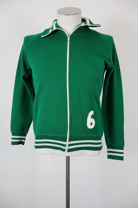 GIMER N 6  FELPA SPORT CALCIO UOMO Tg 50 VINTAGE JACKET SWEATSHIRT ACRILICO