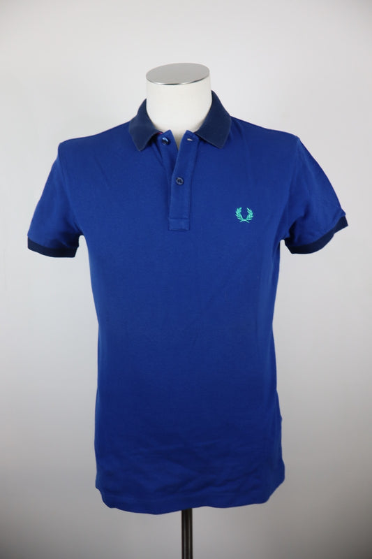 FRED PERRY MAGLIA POLO UOMO COTONE TG M MAN COTTON T-SHIRT CASUAL VINTAGE LOGO
