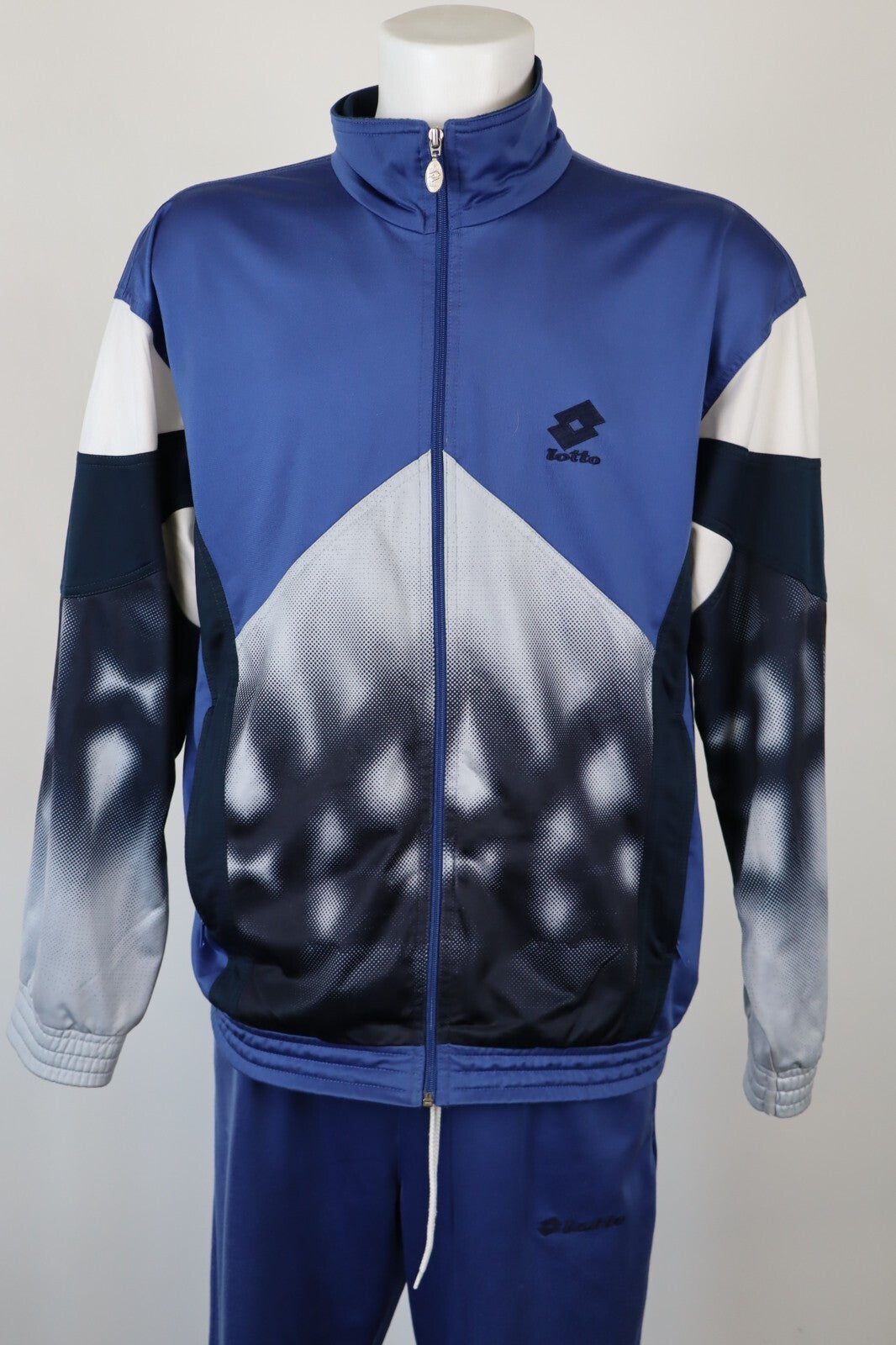 LOTTO TUTA COMPLETA DUE PEZZI Tg. 52 TRACKSUIT JACKET PANTS UOMO SPORT