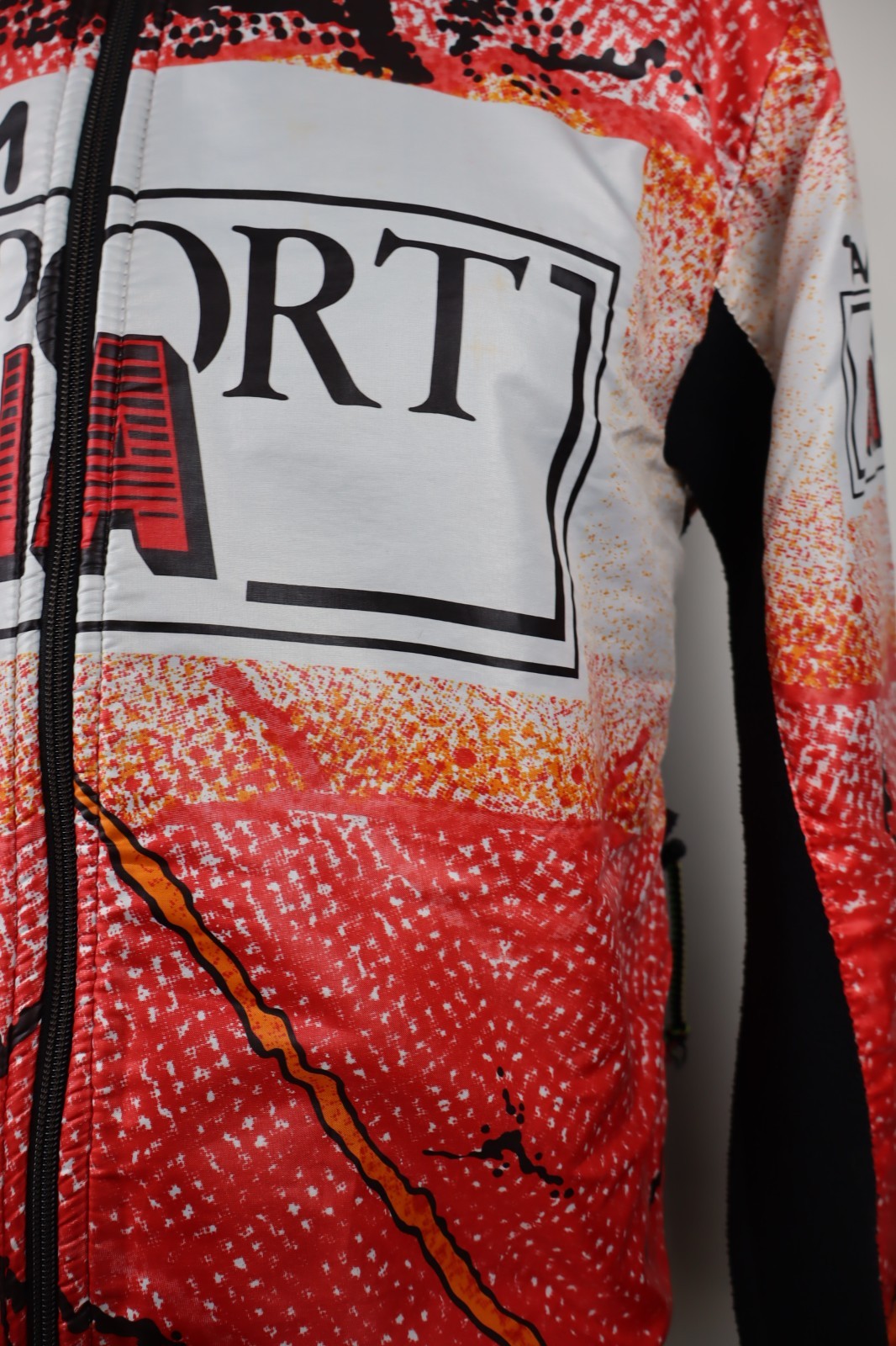 SMS SANTINI MAGLIA FELPATA CICLISMO CYCLING UOMO TG. M MAN SHIRT SPORT LANETTA