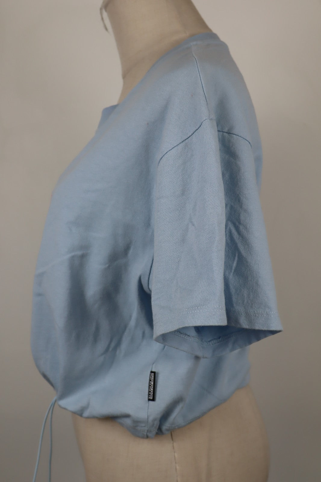 NAPAPIJRI POLO MAGLIA DONNA COTONE TG. M WOMAN SHIRT CASUAL VINTAGE COULISSE