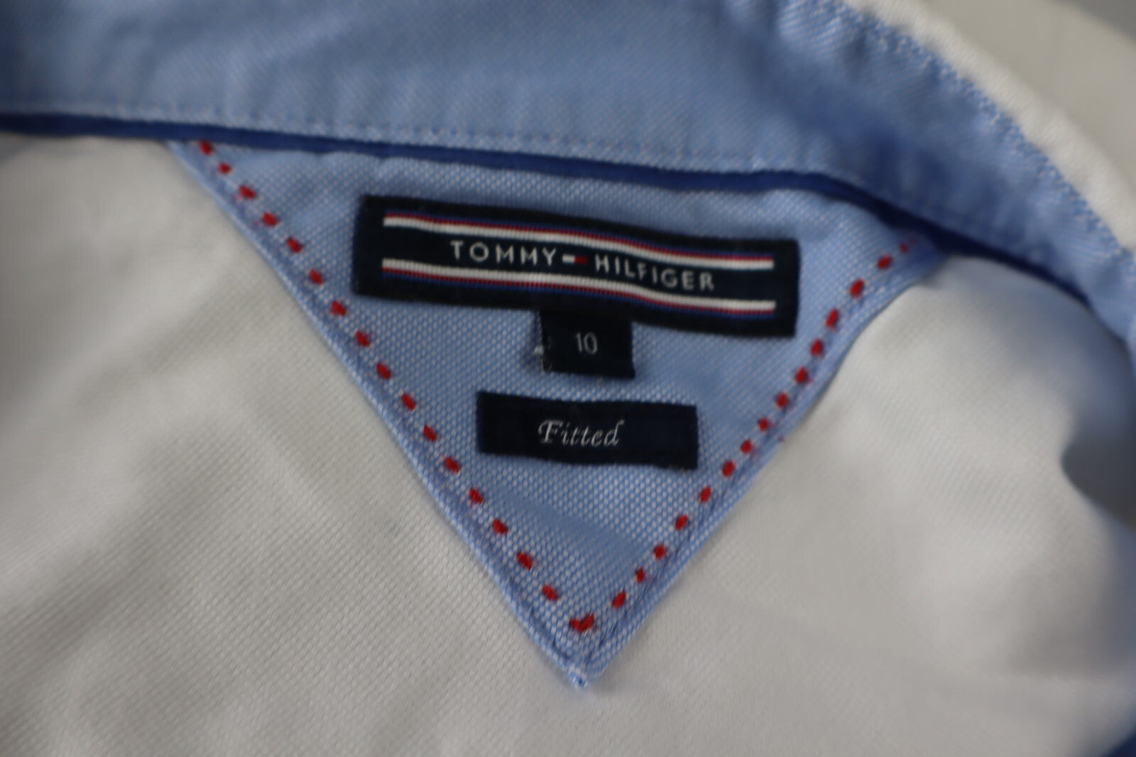 TOMMY HILFIGER CAMICIA UOMO TG. 10 MAN CASUAL VINTAGE SHIRT COTONE COTTON