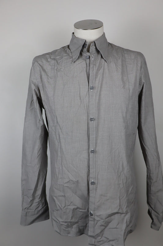 ARMANI JEANS CAMICIA UOMO COTONE XL MAN CASUAL VINTAGE COTTON SHIRT MANICA LUNGA