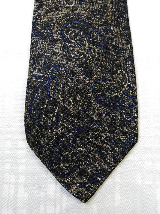 BASILE 100% SETA SILK TIE CRAVATTA NECKTIE ITALY VINTAGE