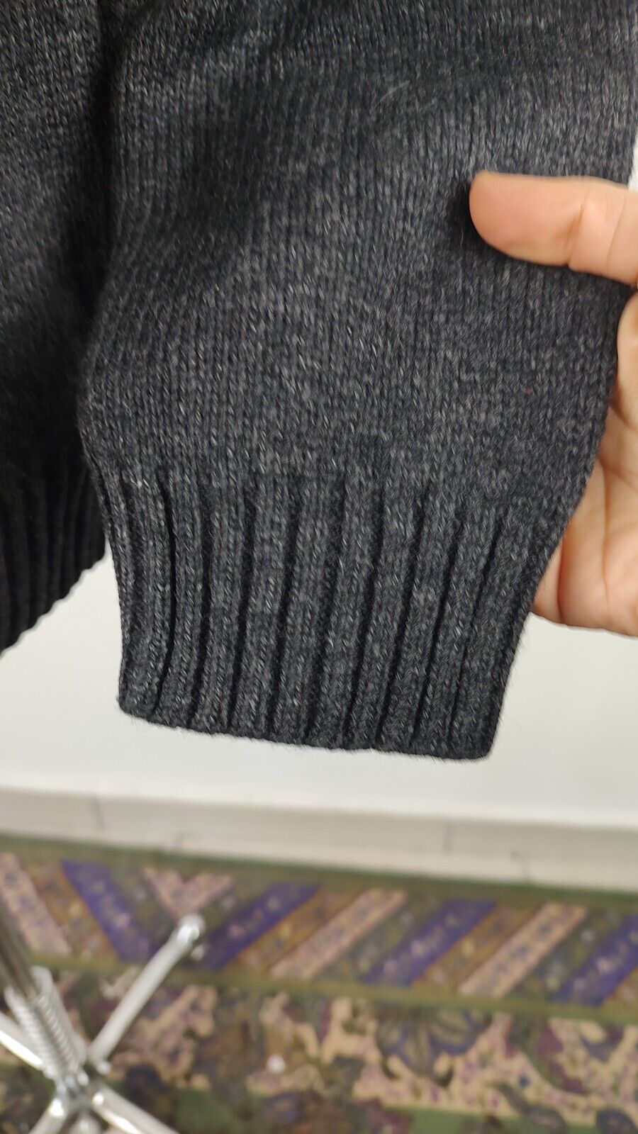 LEVI'S MAGLIONE LANA  VINTAGE UOMO M MAN SWEATER CASUAL VINTAGE BLUE TAB