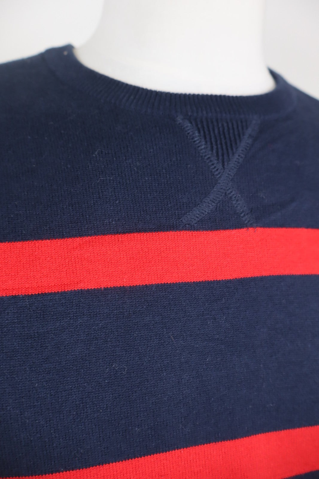 TOMMY HILFIGER MAGLIONE VINTAGE COTONE COTTON UOMO Tg. L MAN SWEATER CASUAL LOGO