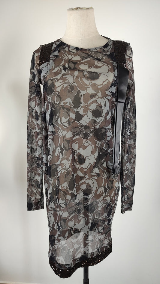 LIU JO VESTITO DONNA TG. 40 WOMAN CASUAL VINTAGE DRESS
