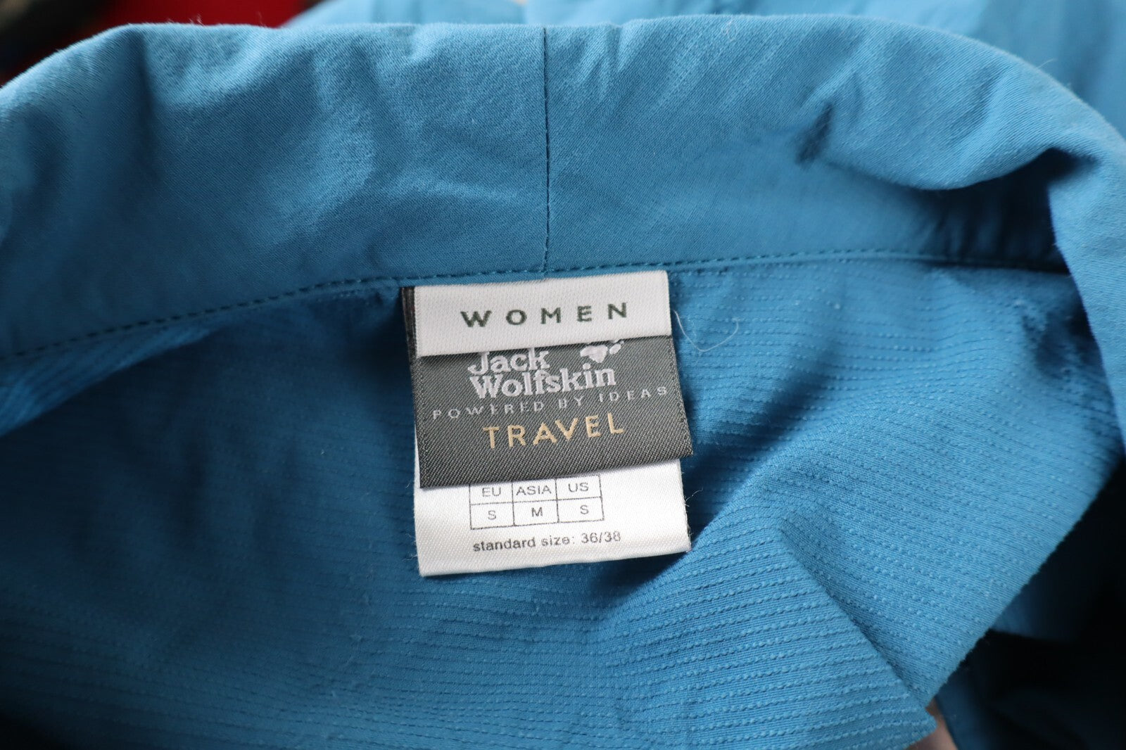 JACK WOLFSKIN CAMICIA SMANICATA DONNA TG. S WOMAN SHIRT CASUAL VINTAGE