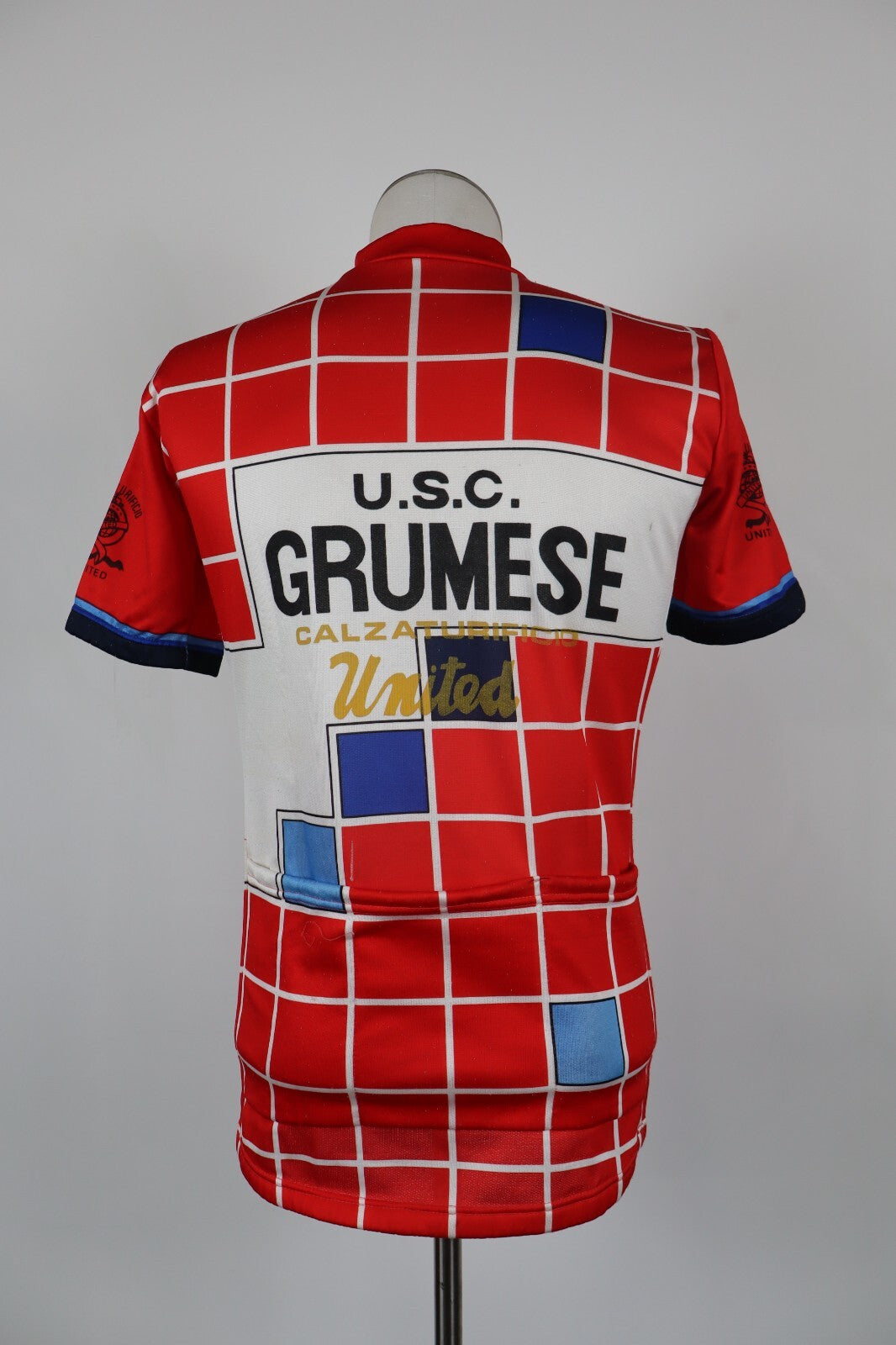 USC GRUMESE MAGLIA CICLISMO UOMO TG 3 MAN SHIRT BIKE SPORT VINTAGE
