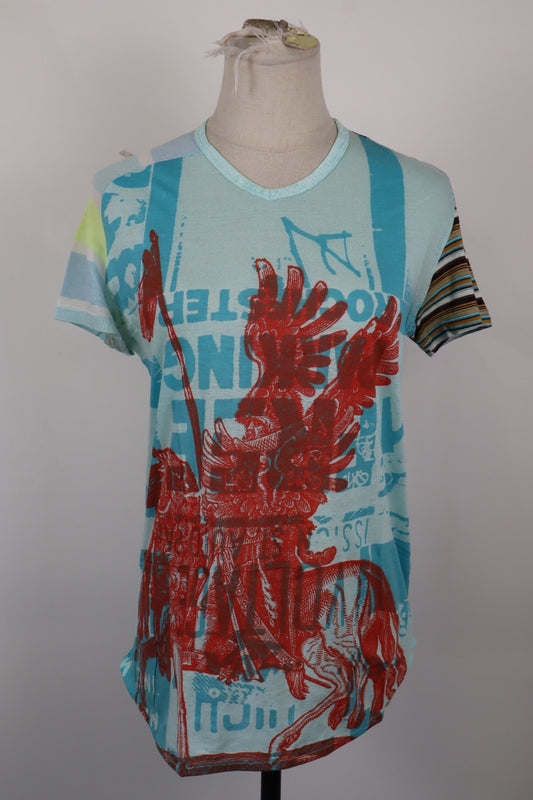 CUSTO BARCELONA MAGLIA LUNGA DONNA TG. 1 WOMAN CASUAL VINTAGE T-SHIRT
