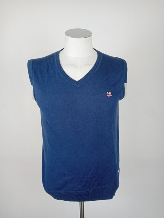 HARMONT & BLAINE SMANICATO MAGLIONE COTONE GILET UOMO M SWEATER CASUAL VINTAGE