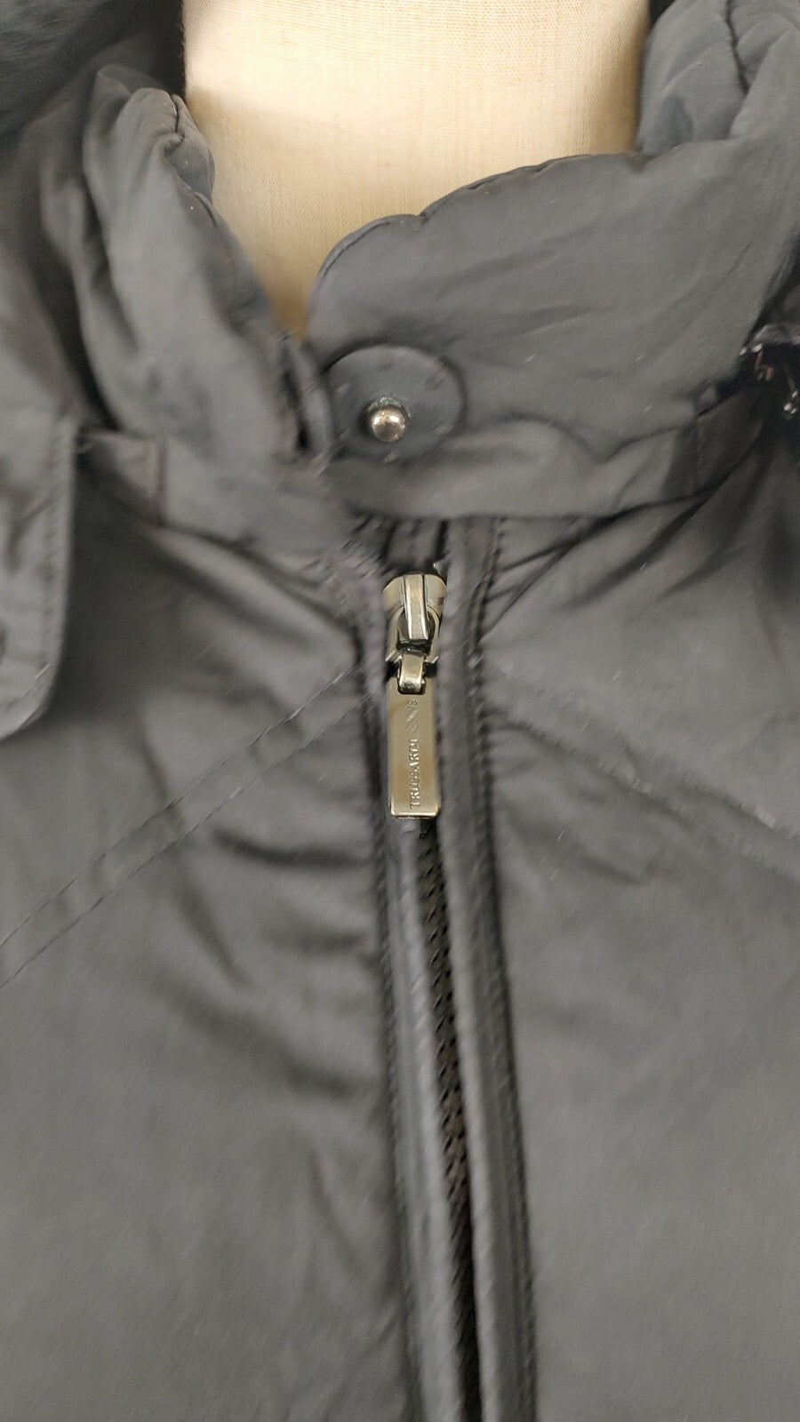 TRUSSARDI JEANS GIUBBINO PIUMINO DONNA Tg 50 VINTAGE WOMAN JACKET CASUAL VINTAGE