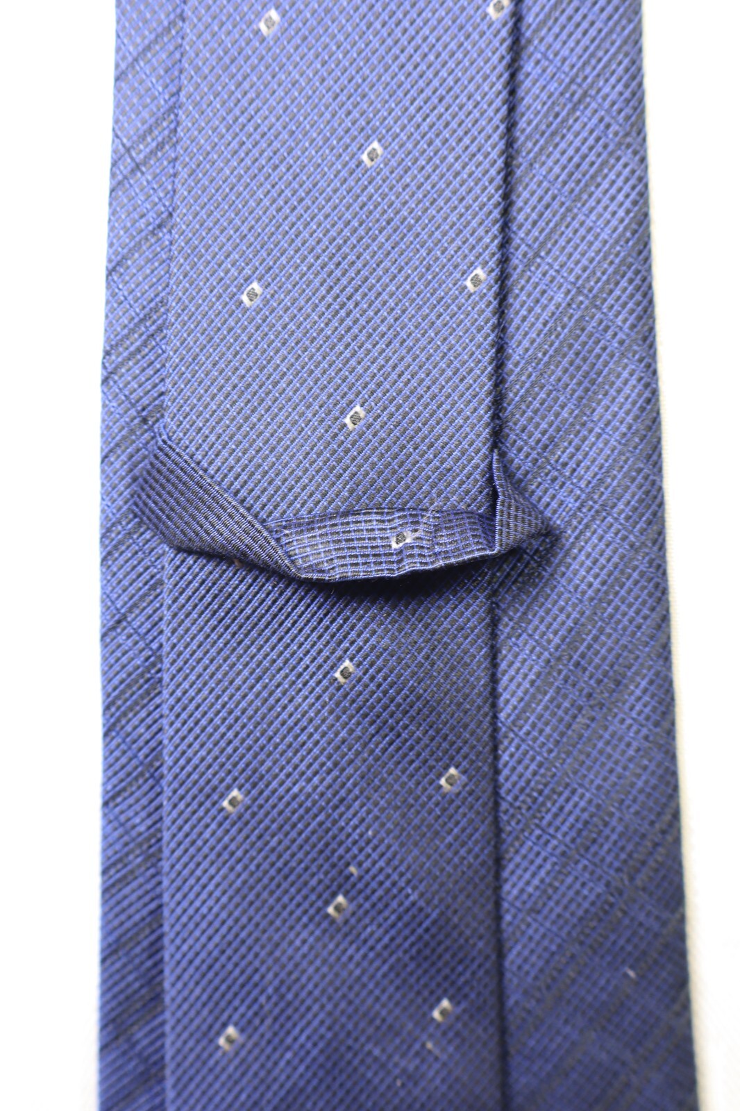 BARTON MODA SETA SILK TIE CRAVATTA NECKTIE ITALY VINTAGE CLASSIC SELF TIPPED